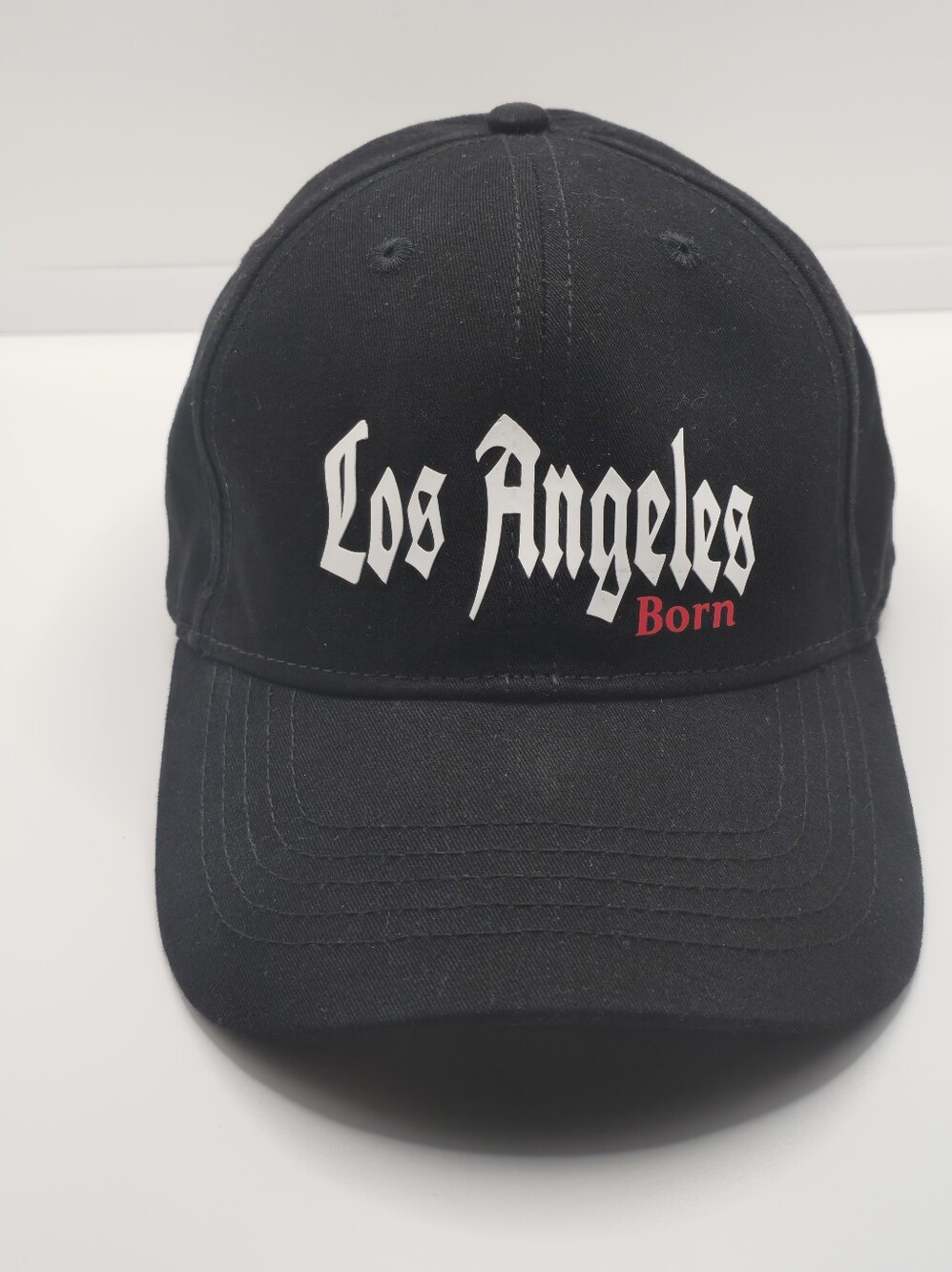Custom baseball cap. Los Angeles born.